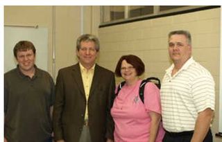 Bruce Howard & students