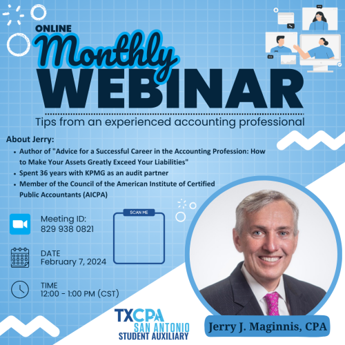 February 2024 Monthly Webinar Flyer